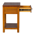 Maestro 1 Drawer Bedside Warm Honey Stain
