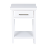 New Maestro 1 Drawer Bed side White (W420 D360 H590 mm)