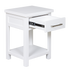 New Master 1 Drawer Bed side White