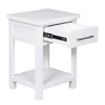 New Maestro 1 Drawer Bed side White (W420 D360 H590 mm)