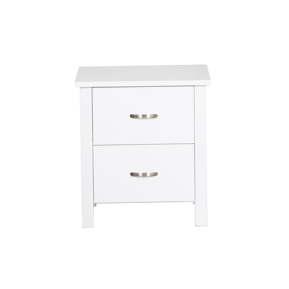 Patty 2 Drawer Bedside (W530 D420 H580mm)