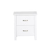 Patty 2 Drawer Bedside (W530 D420 H580mm)