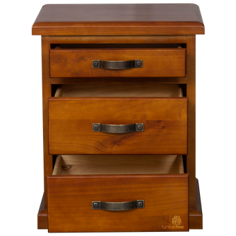 Felton 3 Drawer Bedside Cabinet