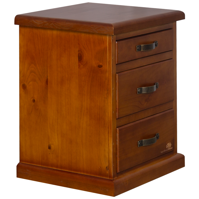 Felton 3 Drawer Bedside Cabinet