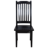 Carbon Black Dining Chair (W460 D520 H450/1050mm (Seat/Back))