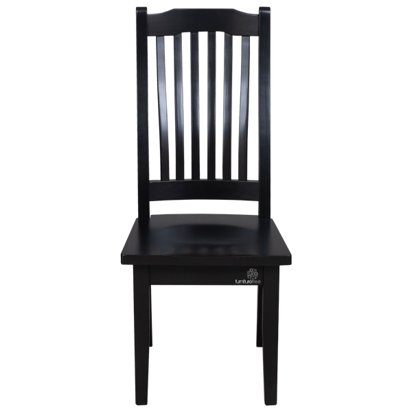 Carbon Black Dining Chair (W460 D520 H450/1050mm (Seat/Back))