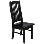 Carbon Black Dining Chair (W460 D520 H450/1050mm (Seat/Back))