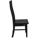 Carbon Black Dining Chair (W460 D520 H450/1050mm (Seat/Back))