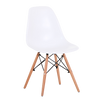 Aero White Padded Dining Chair *Kd (W465 D520 H440/800mm (Seat/back))