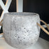 Archer Cement Planter w/Rope Handles LGE