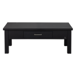 Spring 1 Drawer Black Coffee Table (W1100 D550 H420 mm)