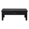 Spring 1 Drawer Black Coffee Table (W1100 D550 H420 mm)
