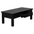 Spring 1 Drawer Black Coffee Table