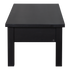 Spring 1 Drawer Black Coffee Table