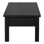 Spring 1 Drawer Black Coffee Table (W1100 D550 H420 mm)