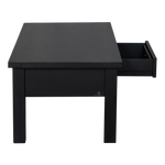 Spring 1 Drawer Black Coffee Table (W1100 D550 H420 mm)