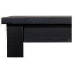 Spring 1 Drawer Black Coffee Table (W1100 D550 H420 mm)