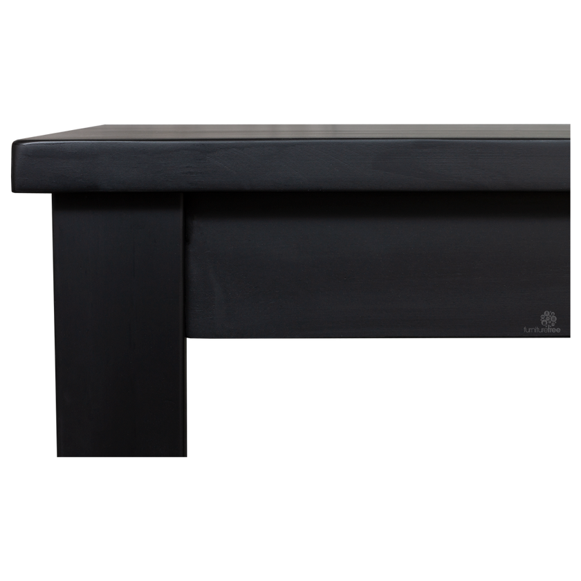 Spring 1 Drawer Black Coffee Table