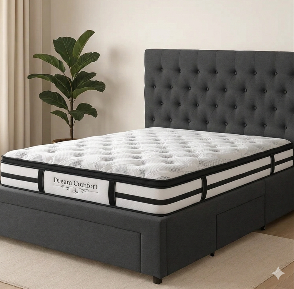 Add the perfect mattress —