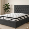 Luna Bed with Dream Comfort Mattress- King