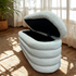 Ollie Boucle Storage Ottoman - Bench