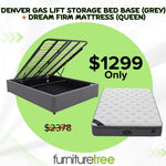 Denver Dream Firm Queen Deal- Grey