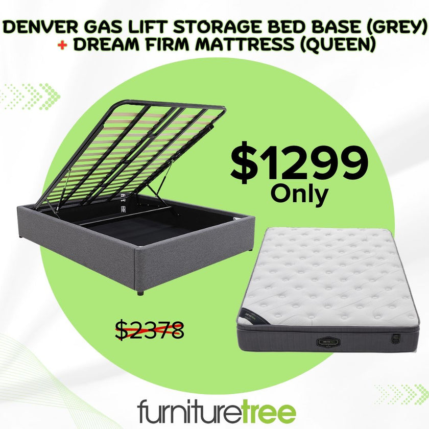 Denver Dream Firm Queen Deal- Grey