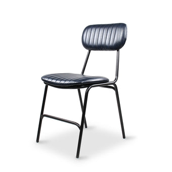 Datsun Chair Vintage Blue Pu - Assembled