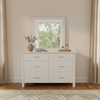 White Alice Dresser with Mirror (W1230 D440 H1700mm)