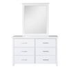 Maestro Dresser with Mirror - White