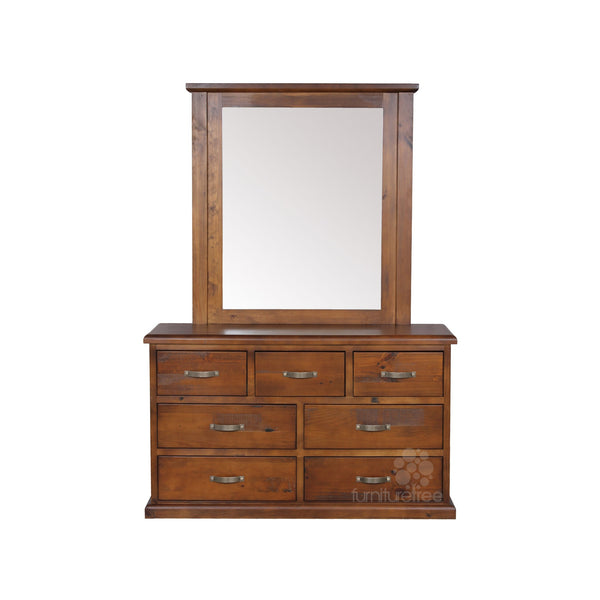 Elmont Lowboy with Mirror (W1380 D450 H1940mm)