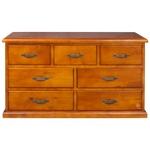 Elmont 7 Drawer Lowboy (W1380 D450 H820mm)
