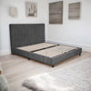 Dallas Modern Upholstered Bed - Queen