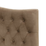 Milton Upholstered Buttoned Headboard (Brown) - King (W1690 H1400 D130mm)