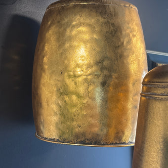 Antique Gold Cow Bell Large
