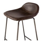 Haus Barstool Vintage Dark Brown PU (W42 D45 H76.5 SH65CM)