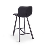 Rustic Barstool Vintage Grey PU
