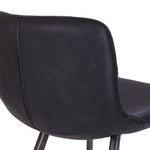Rustic Barstool Vintage Grey PU