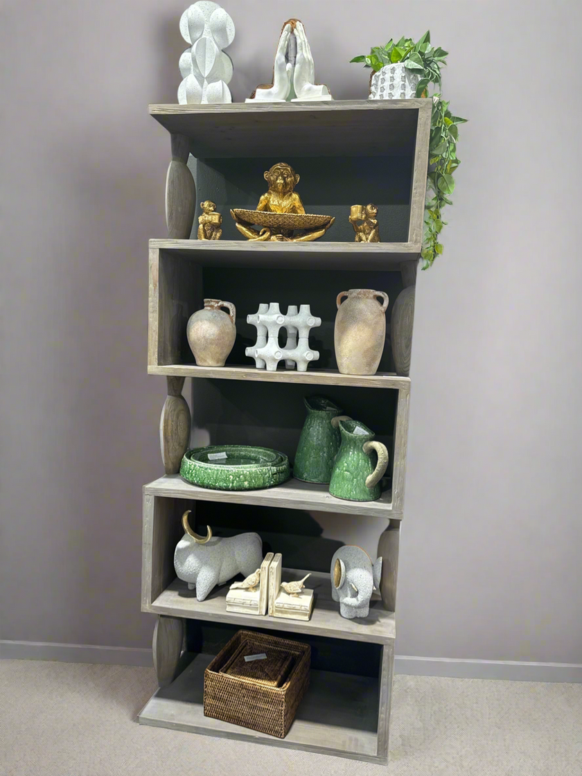 Santos Shelving Unit Recycled Timber