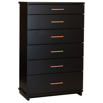 Fox 6 Drawer Tallboy -COPPER