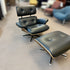 Fairview Swivel with Footstool - Leather