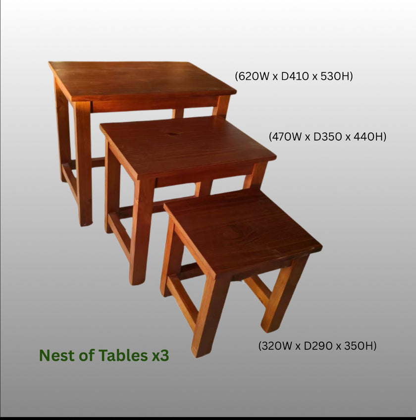 Settler Nest of Tables x3