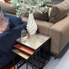Luxor Aluminium & Iron Side Table Set of 3