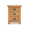 Salisbury Bedside Cabinet 3 Drawer (W50 D38 H65CM)