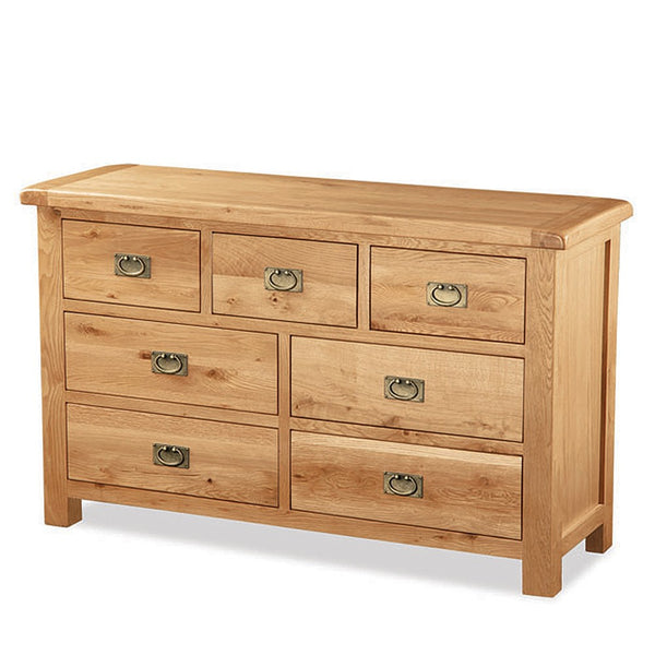 Salisbury Chest 3 over 4 Drawer Lowboy (W140 D42 H86CM)