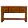Elmont 4 Drawer Hall Table (W1370 D420 H850mm)