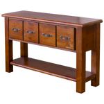 Elmont 4 Drawer Hall Table (W1370 D420 H850mm)