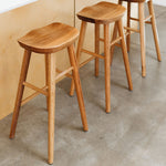 Fuji Barstool Natural Oak (W39 D37 SD32 SH65CM)