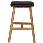 Hue Barstool Natural Oak (W47.5 D40.5 H 65CM Seat W40 D30CM)