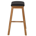 Hue Barstool Natural Oak (W47.5 D40.5 H 65CM Seat W40 D30CM)